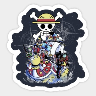 Straw hat crew Sticker